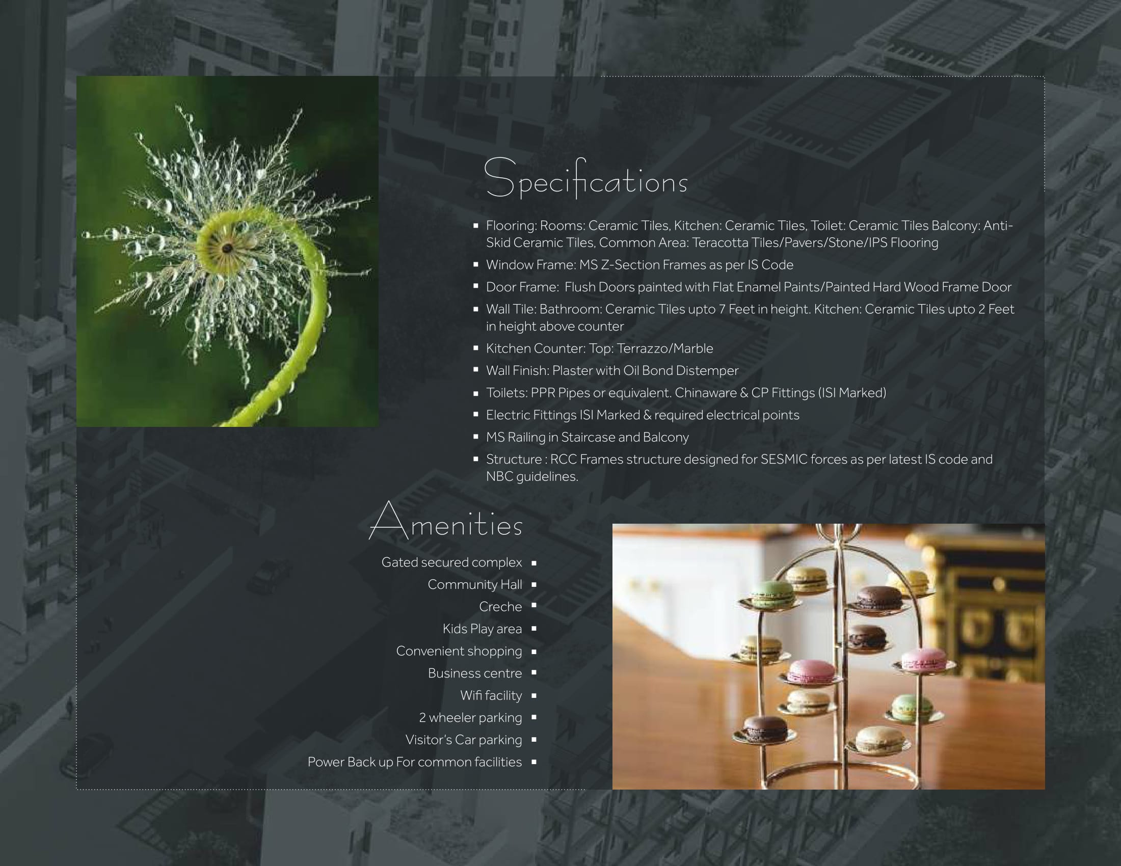 Specification and Amenities