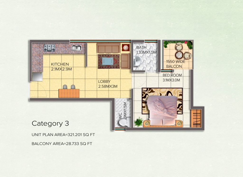 1bhk Category-3
