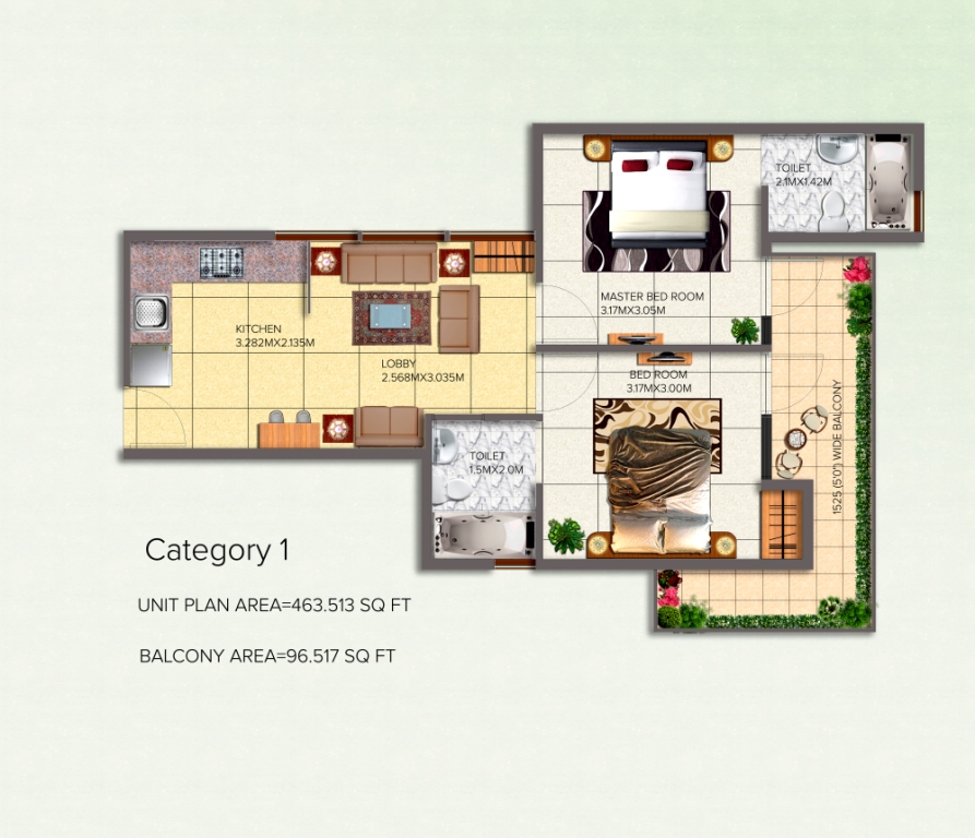 2BHK Category-1